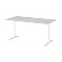 Schreibtisch  Main ¦ weiß ¦ Maße (cm): B: 160 H: 65 T: 80.0 Tische > Schreibtische - Höffner