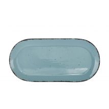 Peill+Putzler Servierplatte 38 x 18 cm  Siena ¦ türkis/petrol ¦ Steinzeug/Steingut ¦ Maße (cm): B: 18 Geschirr > Einzelgeschirrteile - Höffner