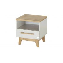 Mia & Mo Nachtkommode  Tilda  ¦ grau ¦ Maße (cm): B: 45 H: 48 T: 41.0 Tische > Nachttische - Höffner
