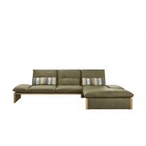 KOINOR Leder-Ecksofa mit Massivholzrahmen aus Wildeiche Humfrey