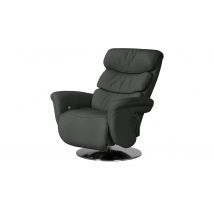 himolla Leder-Relaxsessel schwarz - Leder 7628
