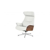 Relaxsessel weiß - Leder Air