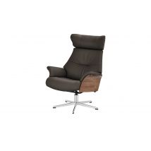 Relaxsessel braun - Leder Air