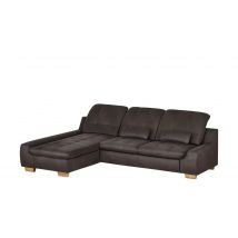 Lounge Collection Ecksofa anthrazit - Mikrofaser Davinci
