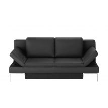 Schlafsofa mit Sitz- und Rückenfläche aus Echtleder Kenny