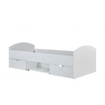 Einzelbett  Nemo ¦ weiß ¦ Maße (cm): B: 96 H: 66 Betten > Bettgestelle - Höffner
