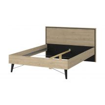 Bettgestell  Ripley ¦ holzfarben ¦ Maße (cm): B: 152,6 H: 91,3 Betten > Bettgestelle - Höffner