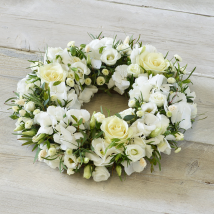 Opulent White Wreath