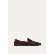 Loro Piana Shoes Maurice Slippers, Man, Brown, Suede, Size 45