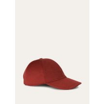 Loro Piana Hat Baseball Cap, Brick Red, Cashmere - Storm System , Size 4