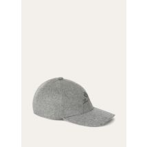 Loro Piana Hat Baseball Cap, Man, Grey, Cashmere - Storm System , Size M