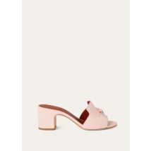 Loro Piana Shoes Summer Charms Sandal, Pink, Suede Goatskin, Size 37,5