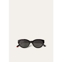 Loro Piana Park Lane Sunglasses, Black, Cellulose Acetate, Size 52