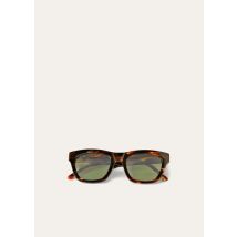 Loro Piana Roaden Sunglasses, Brown, Cellulose Acetate, Size 52