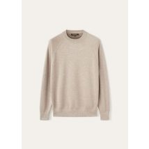 Loro Piana Sweater Balfour Crew Neck, Man, Beige, Silk/ Cashmere/ Virgin Wool, Size XXXL