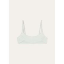 Loro Piana Bikini Top, Light Blue, Microfibre, Size 38