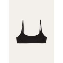 Loro Piana Bikini Top, Black, Microfibre, Size 46