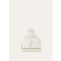 Loro Piana Hat Lovely Infant’s Beanie, White, Baby Cashmere, Size 3-6