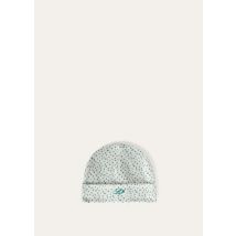 Loro Piana Hat Little Numbers Beanie, Print, Cotton, Size 9-12