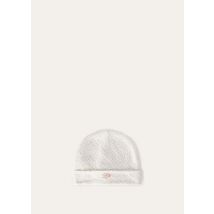 Loro Piana Hat Little Numbers Beanie, Print, Cotton, Size 6-9