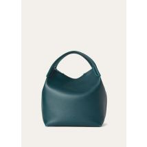 Loro Piana Handbag Large Bale bag, Turquoise, Smooth Calfskin, One-size