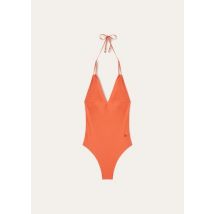 Loro Piana Swimsuit, Brick Red, Microfibre, Size 44