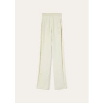 Loro Piana Pants Napier Trousers, White, Baby Cashmere, Size 42