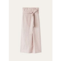 Loro Piana Ariel Skirt, Pink, Linen/ Silk/ Wool, Size 42