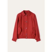 Loro Piana Nimoe Jacket, Brick Red, Linen, Size L