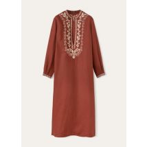 Loro Piana Faye Dress, Brown, Linen, Size 40