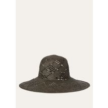 Loro Piana Hoshi Hat, Brown, Straw, Size S