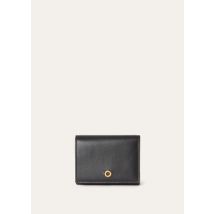 Loro Piana Card holder Ghiera Wallet, Black, Grained Calfskin, One-Size