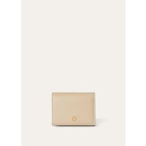 Loro Piana Card holder Ghiera Wallet, Beige, Grained Calfskin, One-size