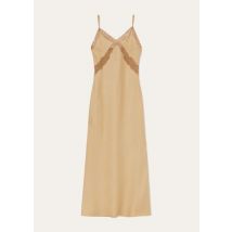 Loro Piana Milie Dress, Camel, Linen, Size 38