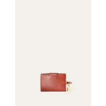 Loro Piana Extra Card Holder, Brick Red, Smooth Calfskin, One-Size