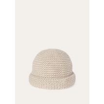 Loro Piana Ashi Beanie Hat, Beige, Baby Cashmere, Size S