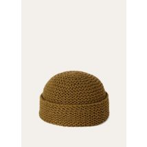 Loro Piana Hat Kosuke Beanie, Man, Green, Cotton, Size S