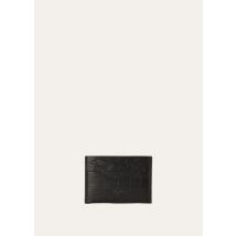 Loro Piana Extra Card Holder, Man, Black, Alligator Leather, One-size