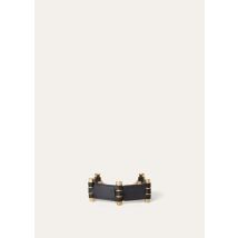 Loro Piana Bale Bracelet, Black, Calfskin, One-Size