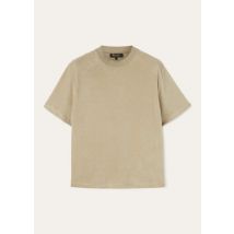 Loro Piana Tsubaki T-Shirt, Man, Beige, Cotton/ Silk, Size M