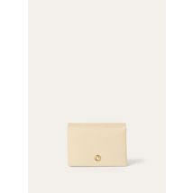 Loro Piana Ghiera Card Holder, Yellow, Grained Calfskin, One-Size