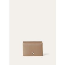 Loro Piana Ghiera Card Holder, Beige, Grained Calfskin, One-Size