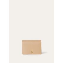 Loro Piana Ghiera Card Holder, Beige, Grained Calfskin, One-size