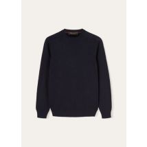 Loro Piana Sweater Warwick Crewneck, Man, Blue, Cotton/ Silk, Size 50