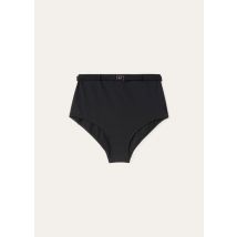 Loro Piana Marine Bikini Bottom, Black, Microfibre, Size 46