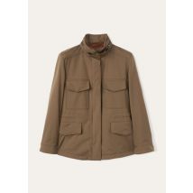 Loro Piana Traveller Field Jacket, Brown, Microfibre - Storm System , Size S