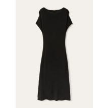 Loro Piana Eva Dress, Black, Viscose, Size 42