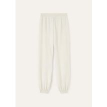 Loro Piana Pants Alpe Bors Trousers, White, Cashmere, Size 38