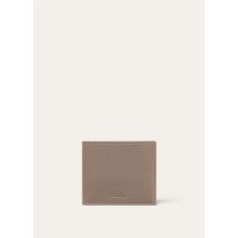 Loro Piana Extra Compact Wallet, Man, Beige, Calfskin, One-Size