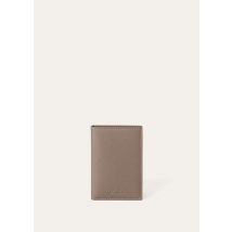 Loro Piana Kartenhalter Karten-Klappetui Extra für Mann, Beige, Kalbleder, Einheitsgröße